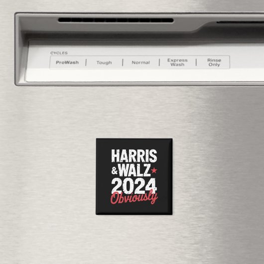 Kamala Walz uiteraard 2024 Harris Waltz 2024 Magneet (Insitu (Vaatwasser))