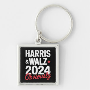 Kamala Walz uiteraard 2024 Harris Waltz 2024 Sleutelhanger