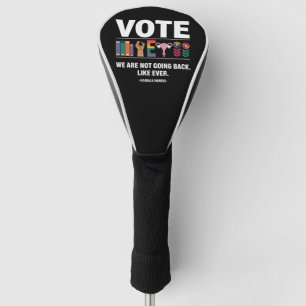 Kamala We Gaan Niet Terug Naar Iedere Feministisch Golfheadcover