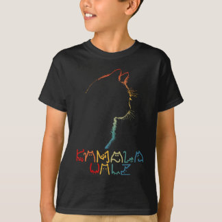 Kamala Wheimer Lettering Positief Grappig Cat Lady T-shirt