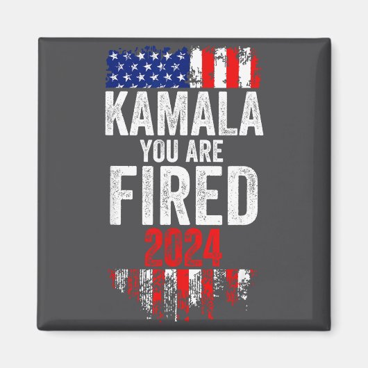 Kamala You're Fired Funny Anti Kamala Harris Elect Magneet (Voorkant)
