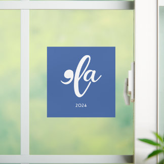 Kamala Zeg haar naam 2024 Raamsticker