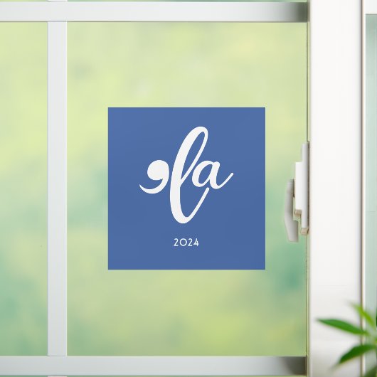 Kamala Zeg haar naam 2024 Raamsticker