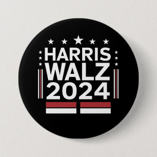 KamalaHarris TimWaltz 2024 Ronde Button 7,6 Cm