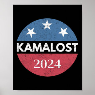 Kamalost Kamala Verloor 2024 Verkiezing Trump Won Poster