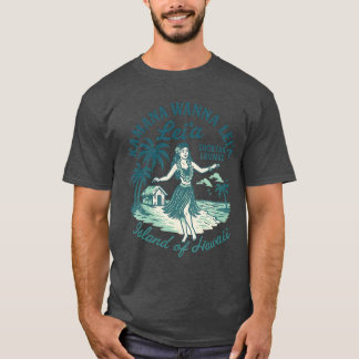 Kamana Wanna Lei Een Cocktailbar T-shirt