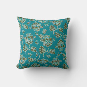Kamaole Hawaï Floral Tropical Coussin Carré