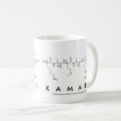 Kamari nom de peptide mug (Devant droit)