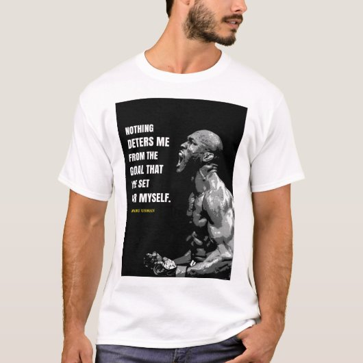Kamaru Usman quotes T-Shirt (Devant)