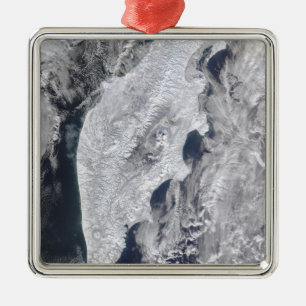 Kamchatka Peninsula, Oost-Rusland 2 Metalen Ornament