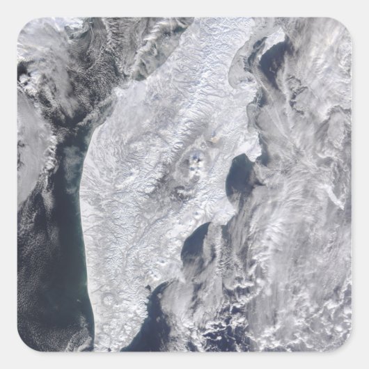 Kamchatka Peninsula, Oost-Rusland 2 Vierkante Sticker (Voorkant)