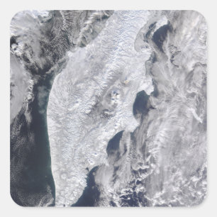 Kamchatka Peninsula, Oost-Rusland 2 Vierkante Sticker