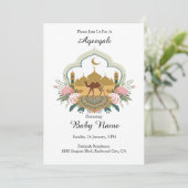 Kameel en moskee harmonie kaart (Staand voorkant)