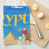  kameel en Pyramiden Theedoek (Quarter Fold)