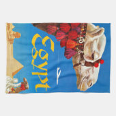  kameel en Pyramiden Theedoek (Horizontaal)