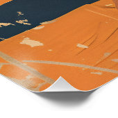  kameel retro woestijn decoupage perfect poster (Hoek)