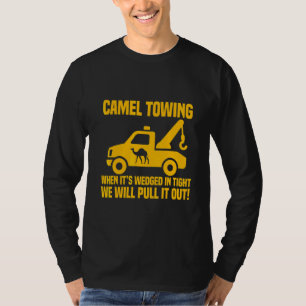 Kameel slepen Retro kameel slepen Halloween 1 T-shirt