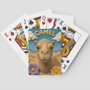 Kameel Woestijnduinen Modern KlayKoo Pokerkaarten