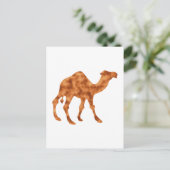 Kamel camel briefkaart (Staand voorkant)