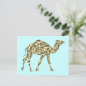 Kamel camel briefkaart (Staand voorkant)