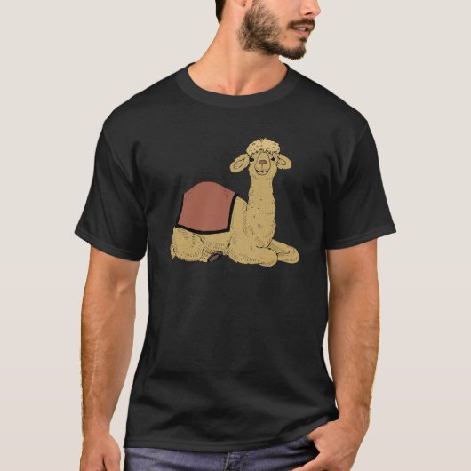 Kamel Dromedar camel dromedary T-shirt (Voorkant)