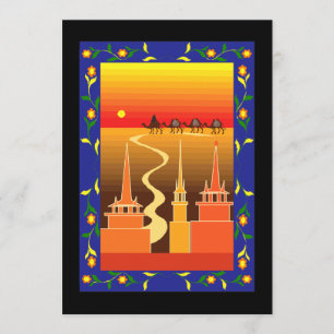 Kamelen buiten de stad kaart