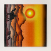 Kamelen - legpuzzel (Horizontaal)