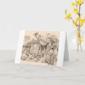 Kamelen lopen gekleed in kostuum kaart (Gele Bloem)