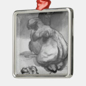 kamelen metalen ornament (Links)