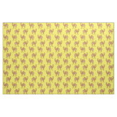 Kamelen Print stof geel (Fat Quarter)