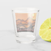 kamelen shot glas (Achterkant)