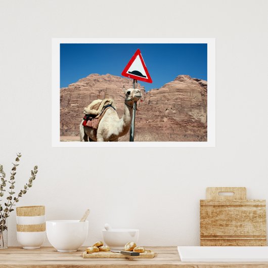 kamelenbaard poster (Keuken)