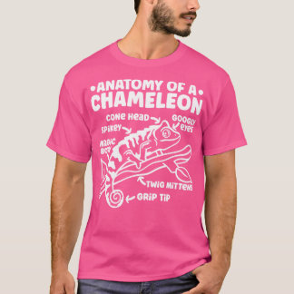 Kameleon Anatomie van een kameleon 1 T-shirt