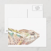 kameleon briefkaart (Voorkant / Achterkant)