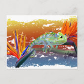 Kameleon  briefkaart (Voorkant)