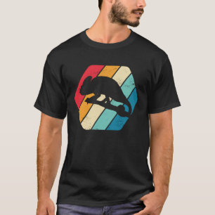 Kameleon Dier Wildlife Oerwoud Retro T-shirt