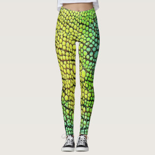 Kameleon Gele Groene Huidbroek & Leggings