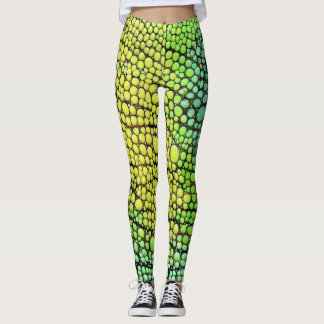 Kameleon Gele Groene Huidbroek & Leggings