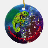 kameleon kerst ornament (Voorkant)