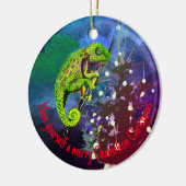 kameleon kerst ornament (Links)