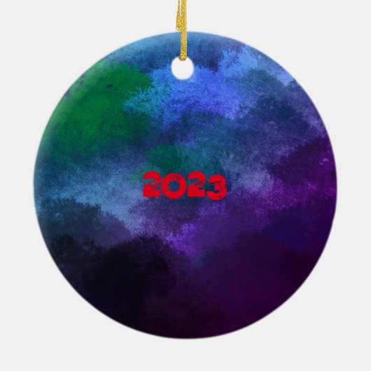 kameleon kerst ornament (Achterkant)