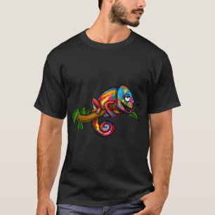 Kameleon Regenboog Hagedis T-shirt