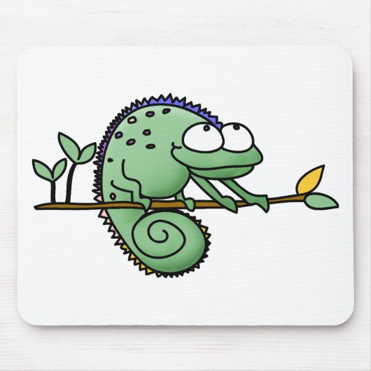 Kameleon Schattige Funny Muismat (Voorkant)