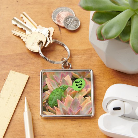 Kameleon: "Verlies ons niet" Sleutelhanger (Bureau)