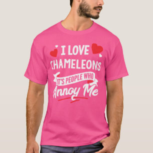Kameleons Ik hou van kameleons T-shirt