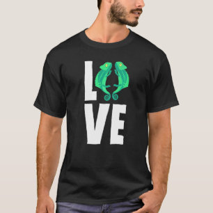 Kameleons Liefhebben Reptielen Hagedis Geckos Kame T-shirt