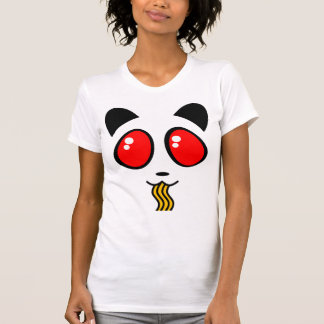 KAMEN RAMEN PANDA FACE WOMENS TSHIRT