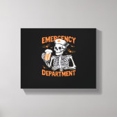 Kamer 2-zijdig Spoedeisende Hulp Halloween Verplee Canvas Afdruk (Voorkant)