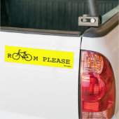 Kamer alstublieft bumpersticker (Op Truck)
