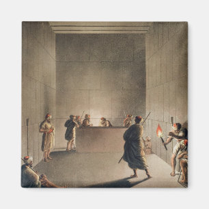 Kamer en Sarcophagus in de Grote Pyramide van Gi Magneet